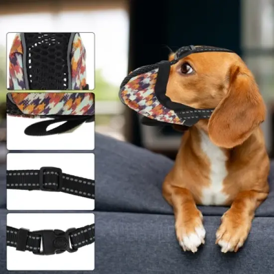 Unique Bargains Bite-proof Muzzle for Small Dog 1 Pc image {2}