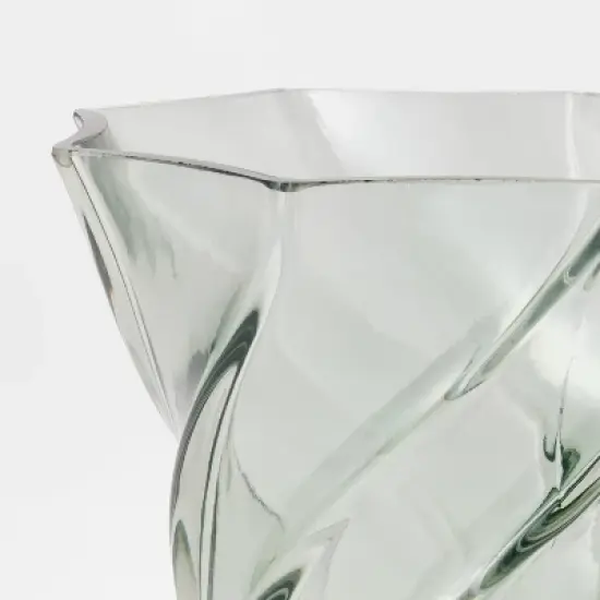 Swirl Glass Vase Wide Rim - Threshold&trade; designed with Studio McGee image {2}