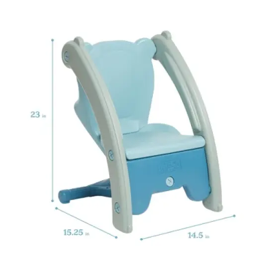 ECR4Kids Sit-N-Rock, Rocking Horse, Seafoam image {2}