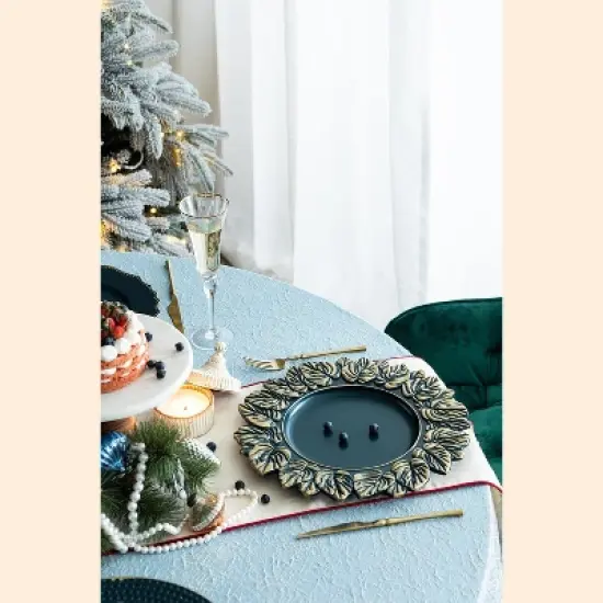 8 Pack Plastic Charger Plate, D14in image {3}