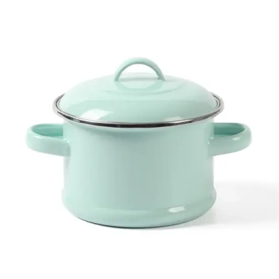 Martha Stewart 2-Pack Mini Enamel on Steel Dutch Ovens image {3}