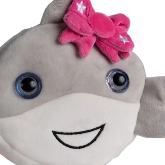 Adora Be Bright Purse for Little Girls - Stuffed Animal Shark Design - Eyes Light Up image {6}