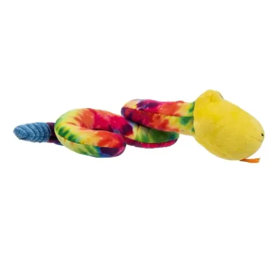 TrustyPup Silent Squeak Snake Dog Toy image {2}