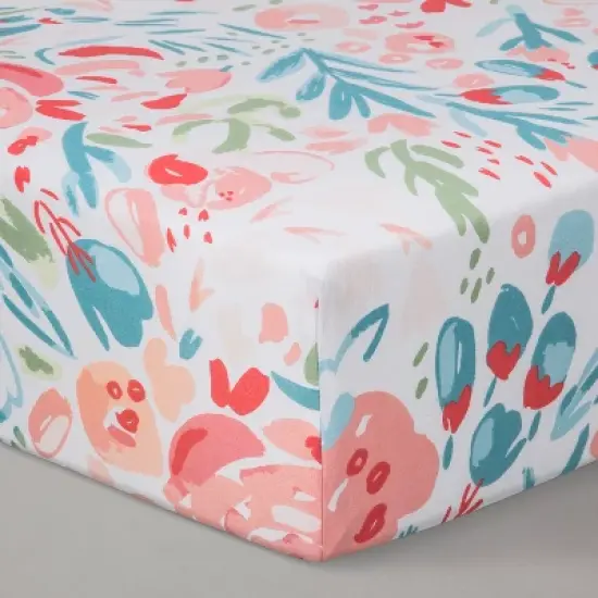 Trend Lab 3pc Crib Bedding Set - Painterly Floral image {2}