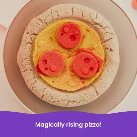 Kinetic Sand Squish Pizza Playset image {2}