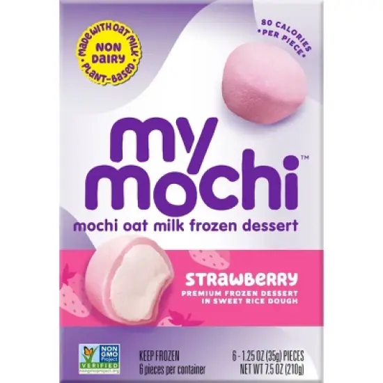 My/Mochi Oat Milk Frozen Dessert Strawberry - 6ct image {5}