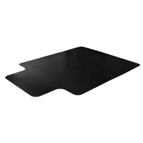 Vinyl Chair Mat for Carpets Lipped Black - Floortex image {9}