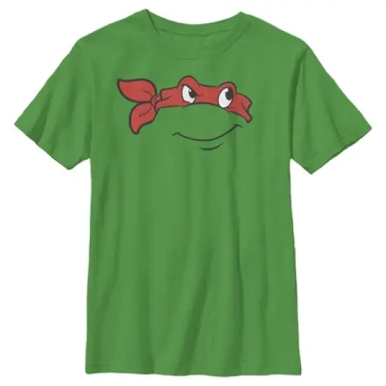 Boy's Teenage Mutant Ninja Turtles Raphael Face T-Shirt image {2}