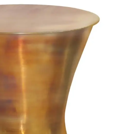 Cliona Metal Side Table Tarnished Brass - WyndenHall image {2}