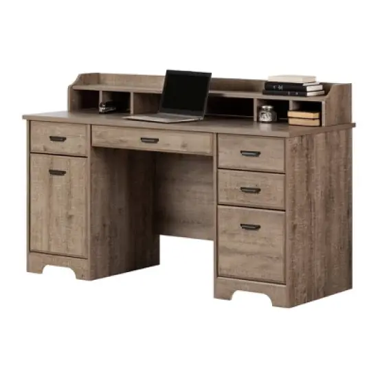 Versa Computer Office Desk with Power Bar - South Shore image {2}