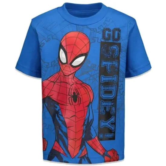 Marvel Spider-Man 4 Pack Pullover T-Shirts Toddler image {8}