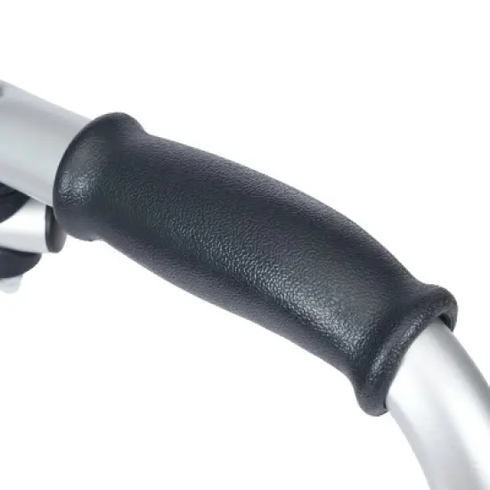 Flash Furniture Lightweight Adjustable Height Bi-Level Folding Walker w/ Dual Frame Types in Gry image {7}