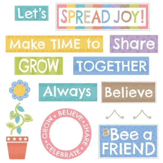 TREND Always Welcome Bulletin Board Set image {3}