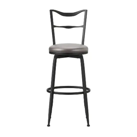 Larimore Metal Bar Height Stool Black - Hillsdale Furniture image {3}