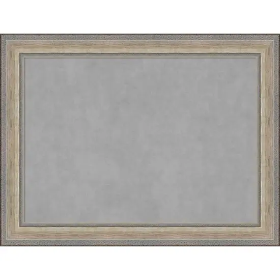 Amanti Art 33"x25" Framed Magnetic Board Fleur Champagne Silver : Metal Wall Mount, Office D&eacute;cor image {10}