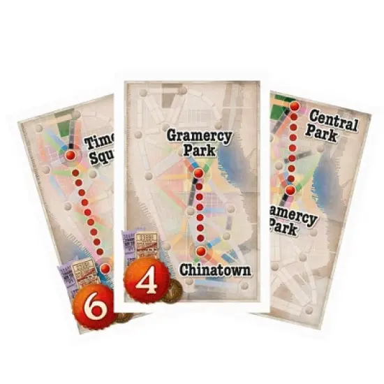 Ticket to Ride Express: New York City 1960 Board Game image {2}
