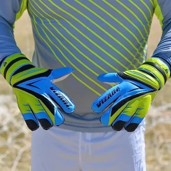 Vizari Avio F.P. Soccer Goalkeeper Goalie Gloves - Optimal Grip for All Skill Levels - Non-Slip Receiver Gloves for Kids and Adults, Ideal for Soccer Training and Matches image {2}