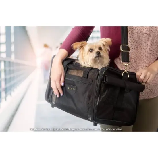 Sherpa Airline Approved Dog Carrier - Black - M image {4}