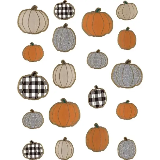 Teacher Created Resources Home Sweet Classroom Pumpkins Accents Assorted Sizes 57 Per Pack 3 Packs image {1}