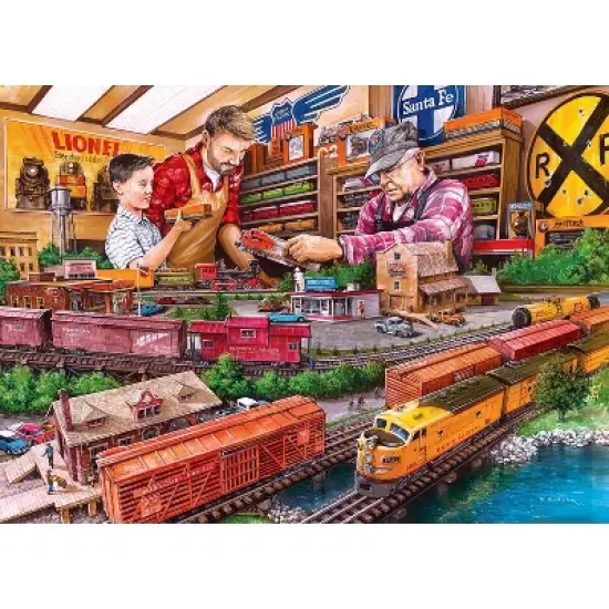 MasterPieces Inc Lionel Trains Shopping Spree 1000 Piece Jigsaw Puzzle image {2}