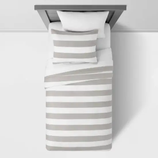 Rugby Striped Kids' Duvet Cover - Pillowfort&trade; image {2}
