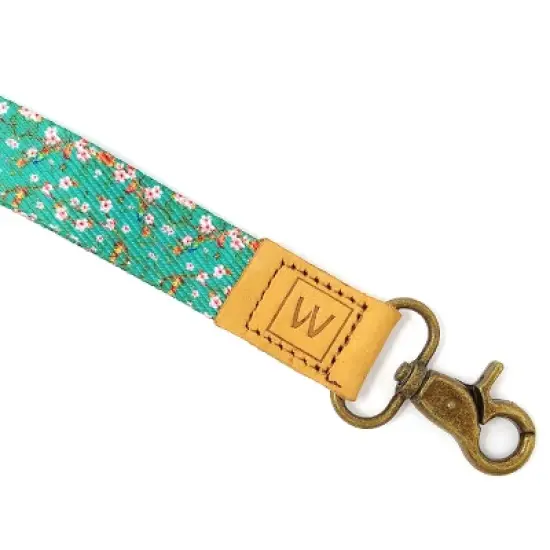 Wrapables Lanyard Keychain and ID Badge Holder, Blossoms & Birds image {1}