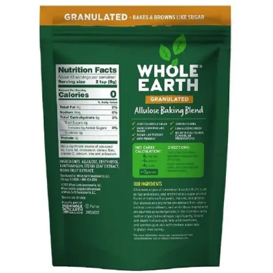 Whole Earth Allulose Erythritol & Monk Fruit Sweetener Variety Pack -  36oz image {3}