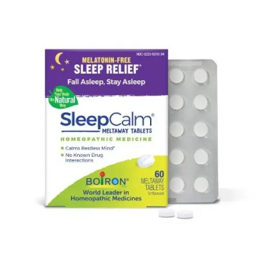 SleepCalm by Boiron Homeopathic Medicine For Sleep Relief  -  60 Tablet image {12}