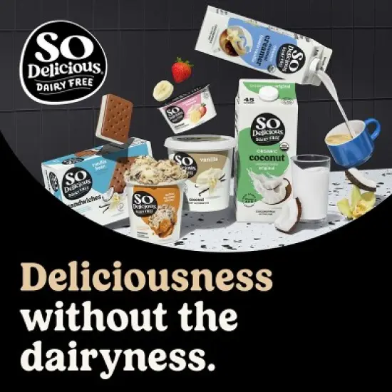 So Delicious Dairy Free Strawberry Coconut Milk Yogurt - 4ct/5.3oz Cups image {7}