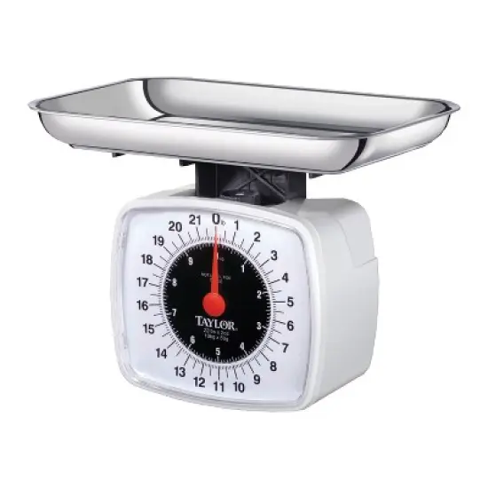 Taylor&reg; Precision Products Kitchen & Food Scale, 22 lbs in White image {2}