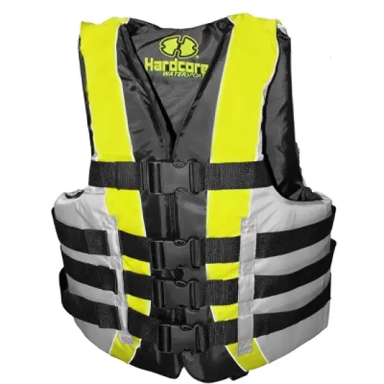 High-Performance Hardcore Adult Life Vest | USCG Approved Safety Flotation Device | Fully Enclosed and Designed for Max Visibility image {2}