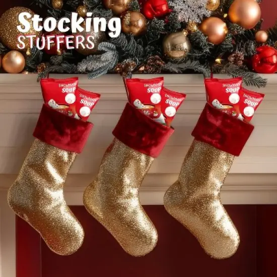 4E's Novelty Snowman Soup Mini Marshmallow 50 Packs - Individually Wrapped Marshmallows Packets for Hot Chocolate Cocoa Topper & Stocking Stuffers image {4}