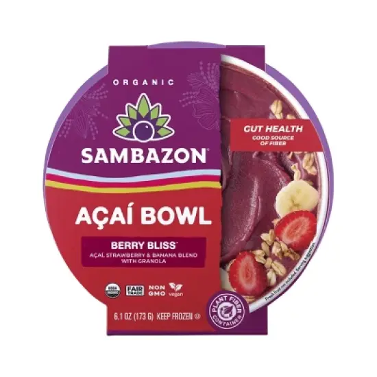 Sambazon Frozen Berry Bliss Acai Bowl - 6.1oz image {5}