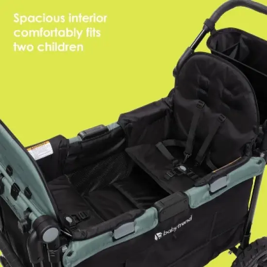 Baby Trend Quest PLUS 3-in-1 Stroller Wagon - Madrid Green image {26}