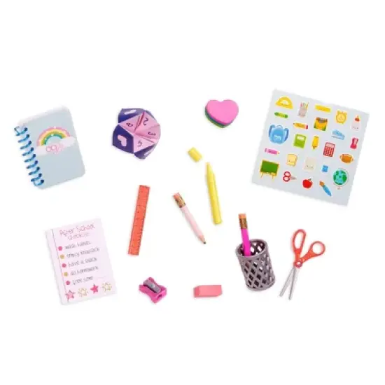 Our Generation Brilliant Bureau Home Desk Accessory Set for 18" Dolls image {5}