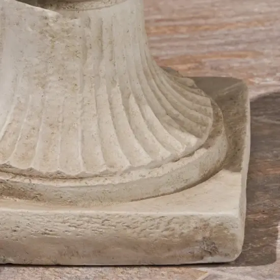 28" Wide Planter Adonis Lightweight Concrete Patio Urn White - Christopher Knight Home image {2}