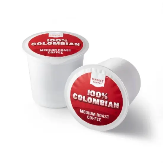  Colombian Medium Roast Coffee - Single Serve Pods - Market Pantry&trade; image {1}