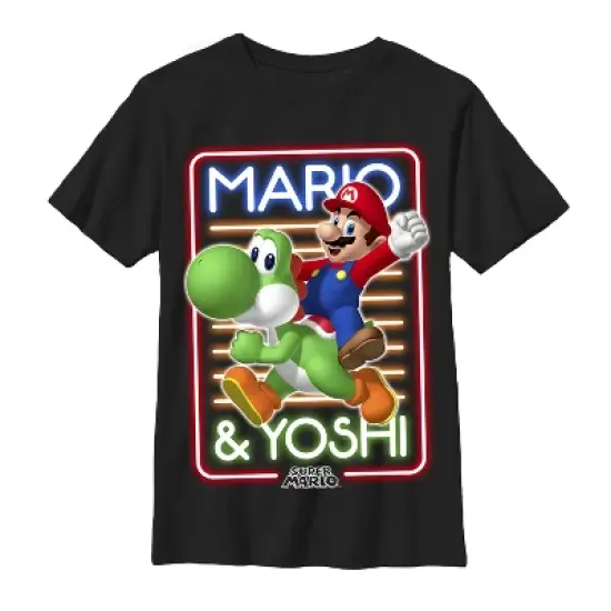 Boy's Nintendo Mario and Yoshi T-Shirt image {3}