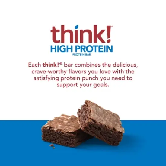 think! High Protein Brownie Crunch Bars image {3}