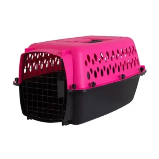 Aspen Pet Fashion Pet Porter Kennel Pink and Black image {1}