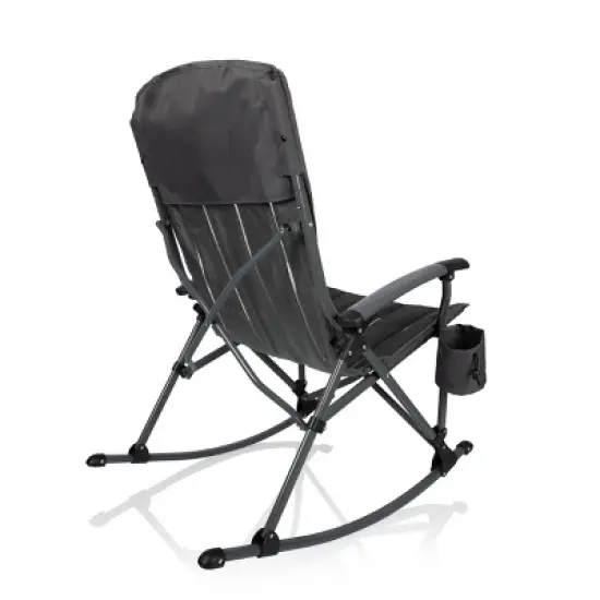 Oniva 2pc Portable Outdoor Rocking Camp Chair - Gunmetal Gray image {1}