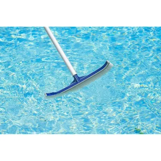 Poolmaster Classic 18'' Vinyl Liner Swimming Pool Brush with Bumper image {2}