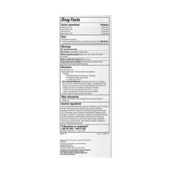 La Roche Posay Anthelios Melt in Milk Sunscreen Lotion - SPF 100 - 3.0 fl oz image {1}