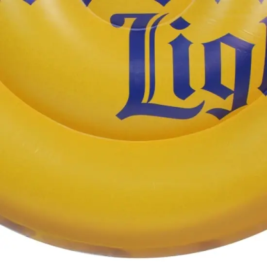 Northlight 51.5" Corona Yellow and Blue Inflatable Bottle Cap Pool Float image {3}