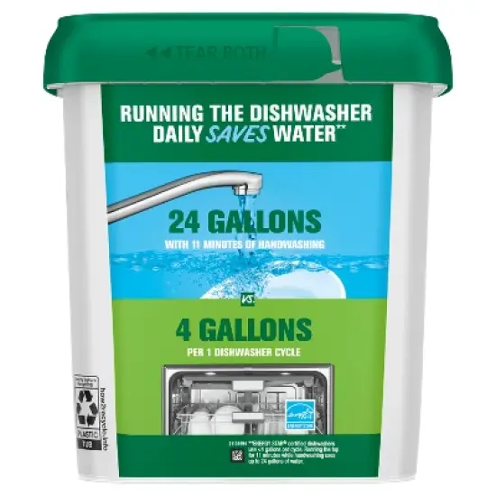 Dawn Cascade Free & Clear Action Pacs Dishwasher Detergent Tablets - Lemon Essence image {9}