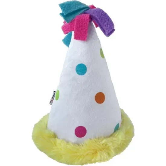 fouFIT Unisex Birthday Hat Crinkle Plush Toy image {3}