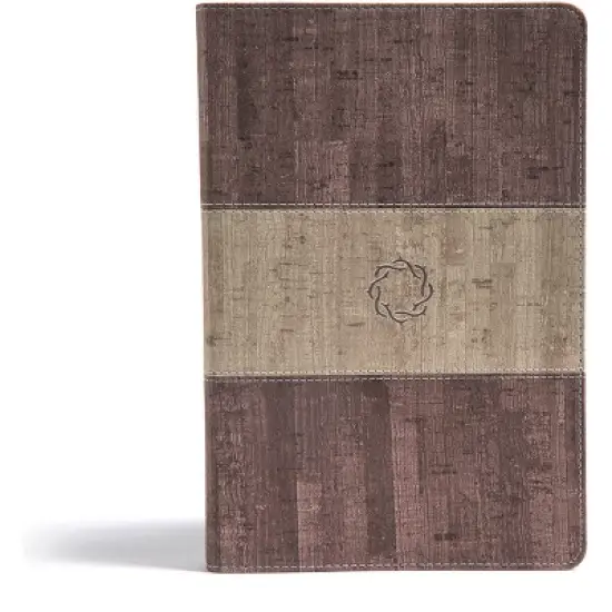 CSB Essential Teen Study Bible, Weathered Gray Cork Leathertouch - by  B&h Kids Editorial & Csb Bibles by Holman (Leather Bound) image {1}