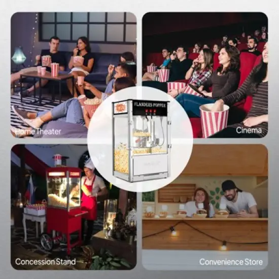 ROVSUN Popcorn Machine with 16 Ounce Kettle ETL Certified, Countertop Popcorn Maker Commercial Popcorn Machine image {13}