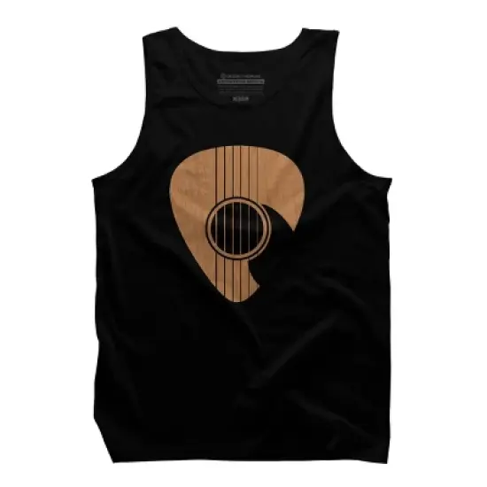 Men's Design By Humans Strum Your Guitar By NDTank Tank Top image {2}