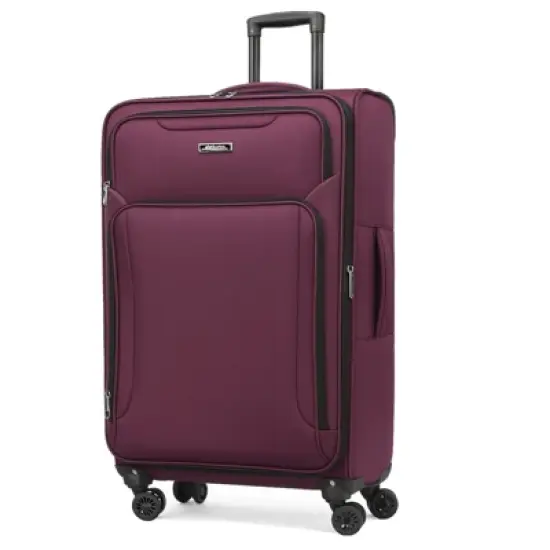 World Traveler Dejuno Jasper 28-Inch Lightweight Expandable Spinner Luggage image {4}